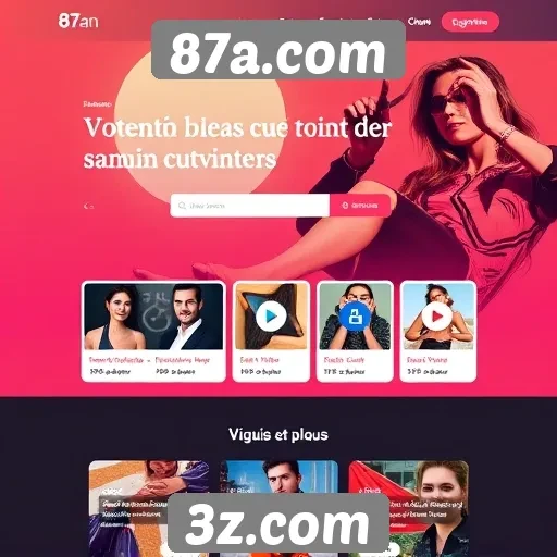 Análise da interface de usuário do site 87a.com